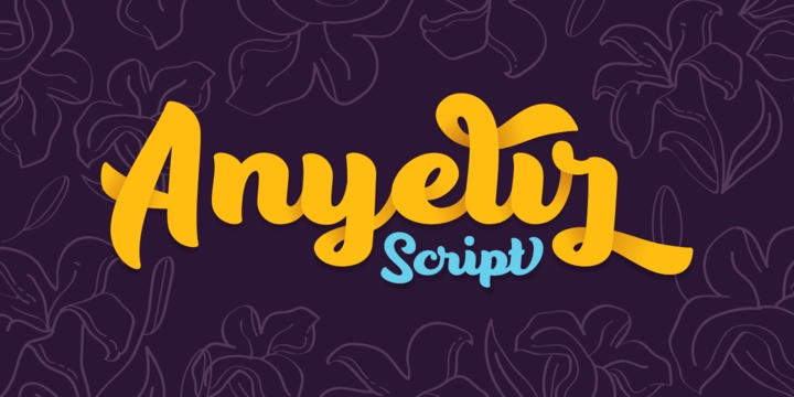 Font Anyelir Script
